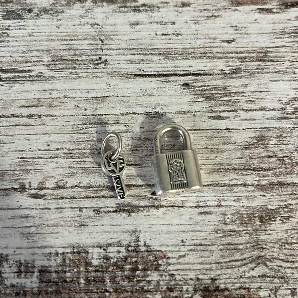 Pandora Padlock and Key Dangle Charm